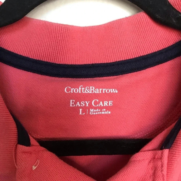 Croft & Barrow Red Easy Care Polo Shirt - Picture 2 of 4